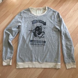 Scotch & Soda screenprinted sweatshirt, size L